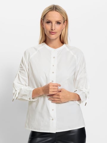 Heine Baumwollbluse in weiß