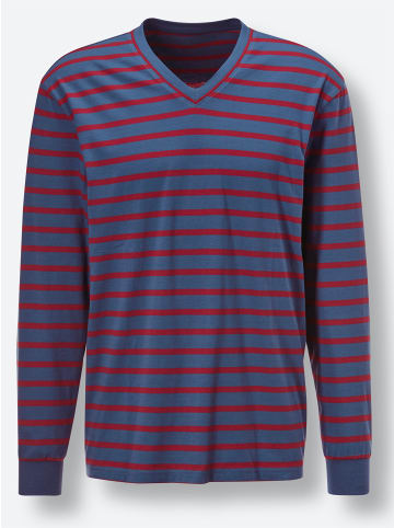 WITT WEIDEN Schlafanzüge in graphit + jeansblau