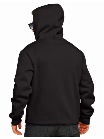 DAILY COTTON Kapuzenpullover - im Oversize Schnitt Unifarben - Kapuzenpullover Loose-Fit Oversize Hoodie Sweatshirt in Black