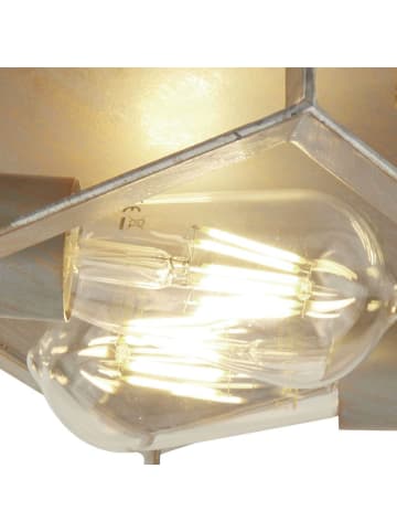 Licht-Erlebnisse Deckenlampe (B)30 x (L)30 x (H)30 cm in Silber-Gold
