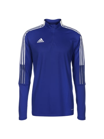 adidas Performance Sweatshirt Tiro 21 in blau / weiß