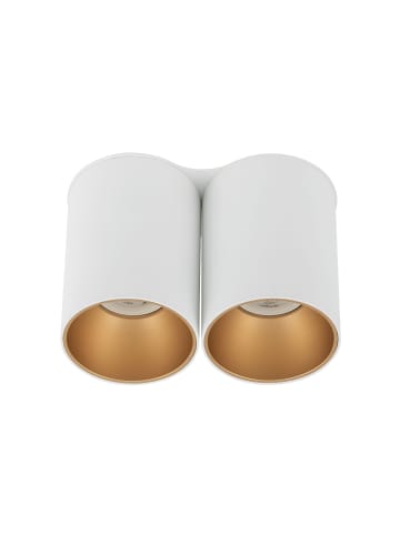 Licht-Erlebnisse Deckenlampe (B)9 x (L)18 x (H)13 cm in Weiß Gold