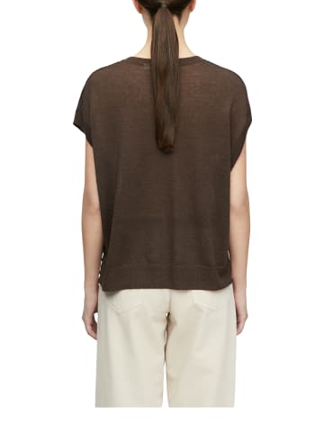 comma Strickpullover in schoko - 0001
