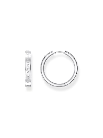 Thomas Sabo Creolen in silber, weiß