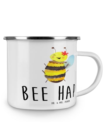 Mr. & Mrs. Panda Teetasse Biene Happy mit Spruch in Weiß
