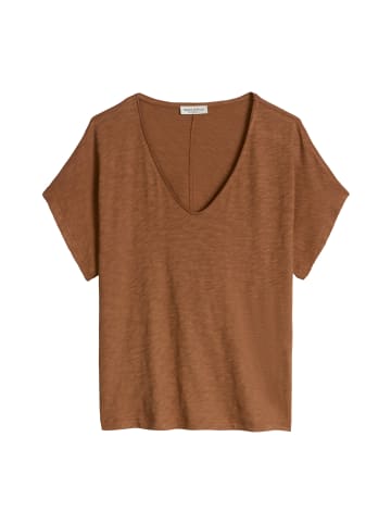 Marc O'Polo T-Shirt loose in Burnt Brown