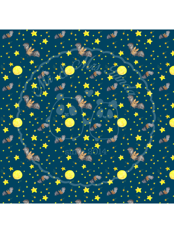 Mr. & Mrs. Panda Teetasse Fledermaus Flügel ohne Spruch in Blau