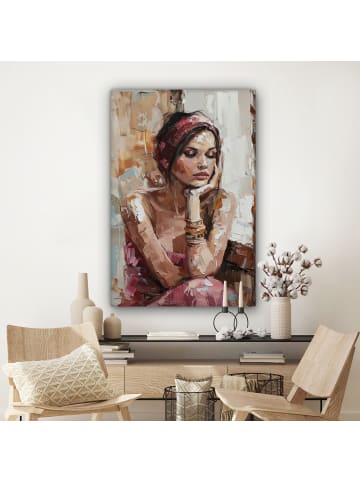 MuchoWow Leinwand bilder Träumendes Porträt (BxH)