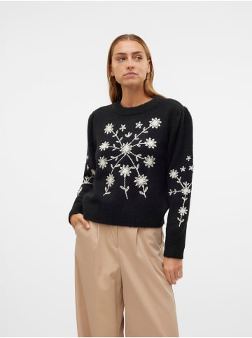 Vero Moda Strickpullover in Black