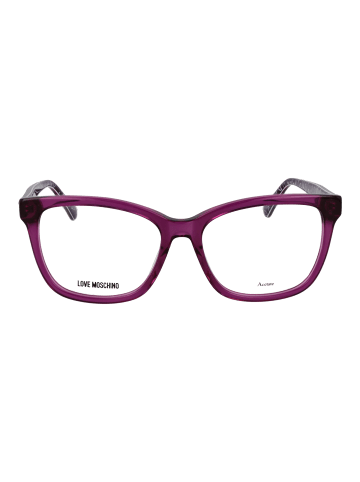 Love Moschino Damen Optische Fassungen Quadrat Lila