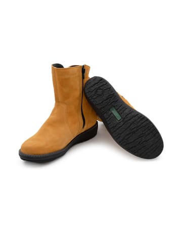 VITAFORM Veloursleder Stiefeletten in curry