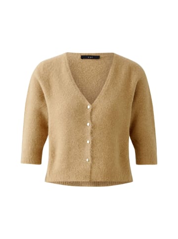 Oui Strickjacke in desert tan