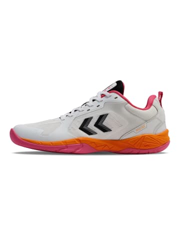 Hummel Hallenschuh Speed Court Innenbereich Erwachsene in WHITE/PINK