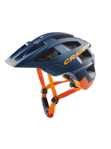 Cratoni MTB Fahrradhelm AllSet in blau/orange matt