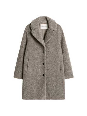 Marc O'Polo Teddyjacke regular in Stone Taupe Melange