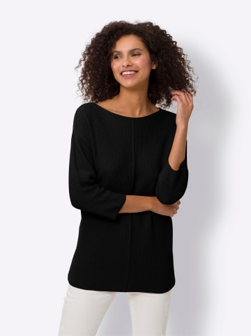Heine Oversized Pullover in schwarz