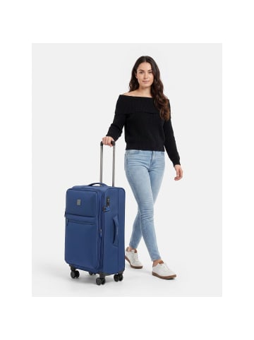 Stratic Lite 4 Rollen Trolley M 65 cm mit Dehnfalte dark blue