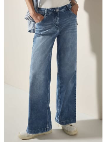 Cecil Flared Leg Jeans für Erwachsene in blau