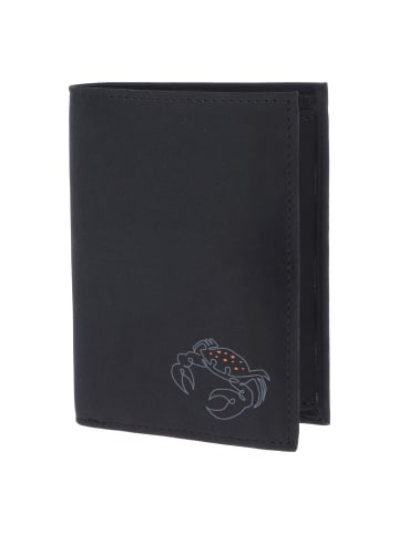 oxmox New Cryptan Geldbörse RFID Schutz 13 cm in schwarz-crab grey