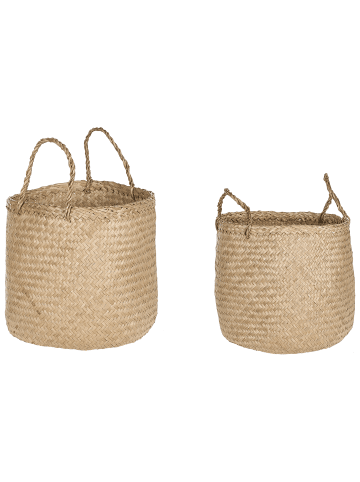Beliani 2er-Set Korb HALONG in /Beige