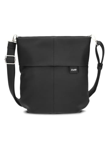 Zwei Mademoiselle.M Schultertasche 27 cm nubuk black