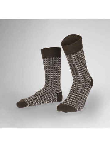 Hudson Socken Link Fashion in dirty green