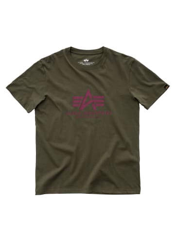 Alpha Industries T-Shirt "Basic T-Shirt" in Grün