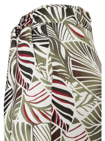 More & More weite, sommerliche 7/8-Schlupfhose in leaves print