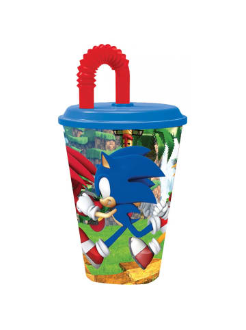 Sonic Speedy Trinkbecher mit Strohhalm 430 ml
