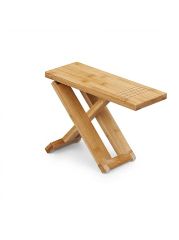 relaxdays 2-tlg. Toilettenhocker in Natur - (B)12 x (H)23 x (T)31 cm