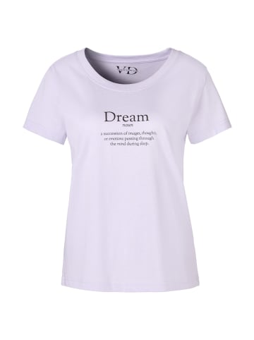 VIVANCE DREAMS Pyjamaoberteil in violett