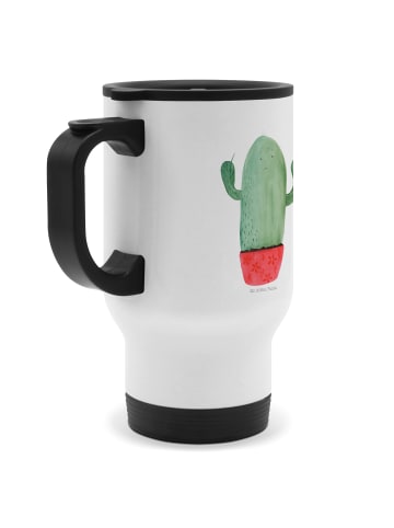 Mr. & Mrs. Panda Kaffeebecher Kaktus Wut ohne Spruch in Weiß