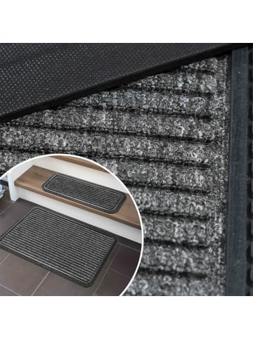 Astra Fußmatte Außen BORDER STAR 4ER SET 4 in Grau