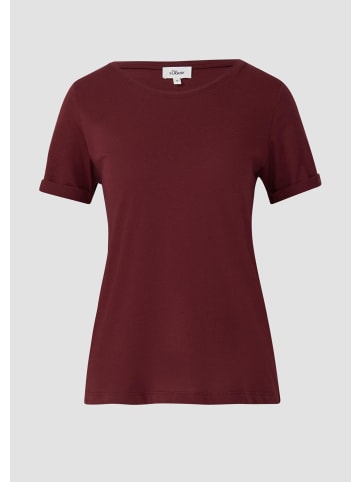 s.Oliver T-Shirt in 3902_bordeaux