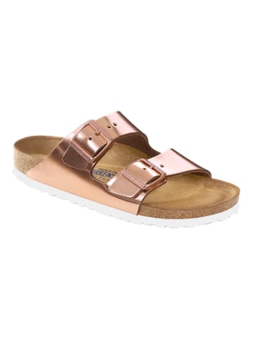 Birkenstock Sandalen Arizona SFB in metallic kupfer