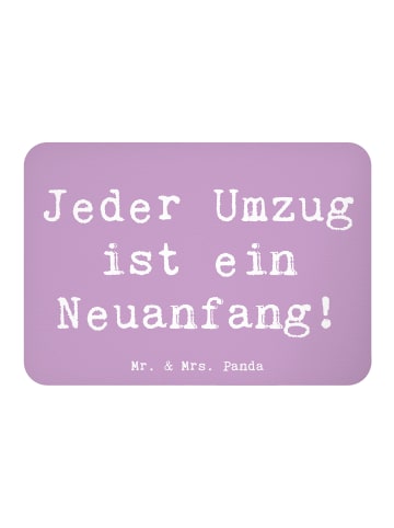 Mr. & Mrs. Panda Pinnwand Magnet Spruch Umzug Neuanfang mit Spruch in Lavendeltraum