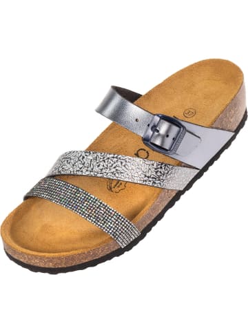 palado Pantoletten in Metallic Silber