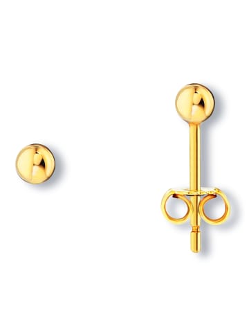 ONE ELEMENT  Kugel Ohrringe   Ohrstecker aus 333 Gelbgold in gold