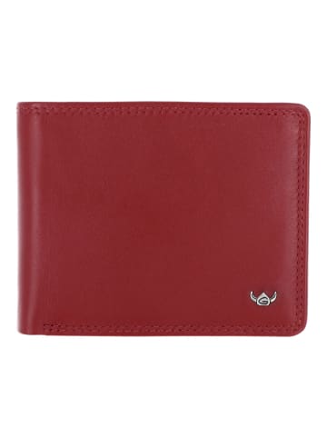 Golden Head Polo Geldbörse RFID Schutz Leder 11 cm in rot