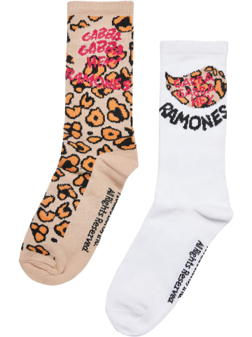 MerchCode Accessoires Socken in leo aop/offwhite