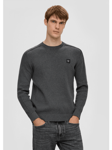 S. Oliver Strickpullover langarm in Grau