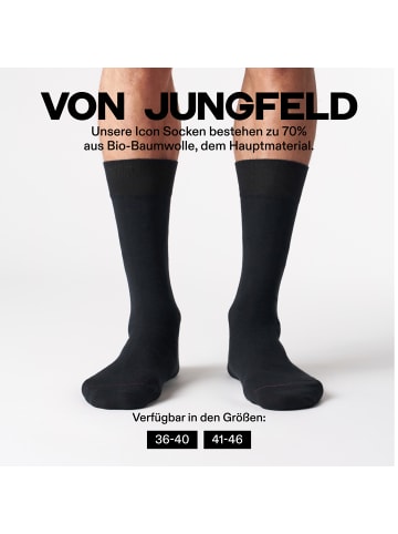 von Jungfeld Socken SIGNATURE CLASSIC in Pitch Black