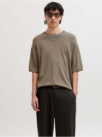 Jack & Jones Gestricktes T-Shirt in Beige