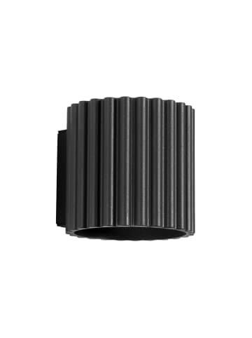 Nice Lamps Wandlampe ZORA 1 black H 10 cm