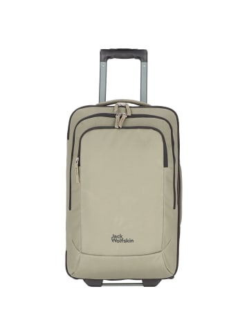 Jack Wolfskin Traveltopia Wheeler 40 2 Rollen Kabinentrolley 53 cm Laptopfach in dusty olive