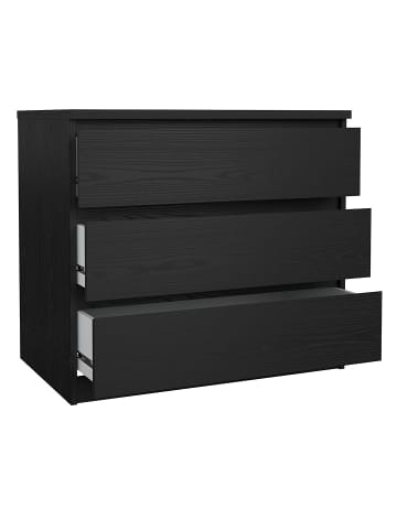 ebuy24 Kommode Naia Schwarz 77 x 50 cm
