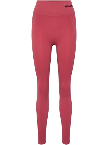 Hummel Hummel Leggings Hmltif Yoga Damen Schnelltrocknend Nahtlosen in MINERAL RED