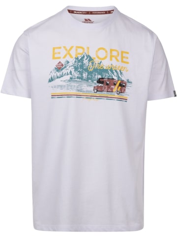 Trespass T-Shirt "Thelon Casual Printed Tshirt" in Weiß