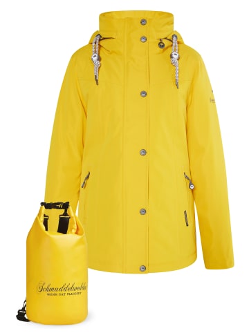 Schmuddelwedda Anorak + Tagesrucksack - Set in Dunkelgelb