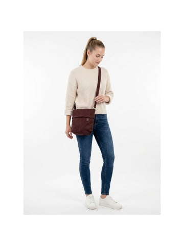 Zwei Mademoiselle.M Umhängetasche 22 cm nubuk bordeaux